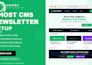 ghost newsletter ghost cms ghost theme website setup ghost blog email automation